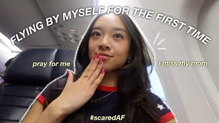 FLYING ALONE FOR THE FIRST TIME | pov: you