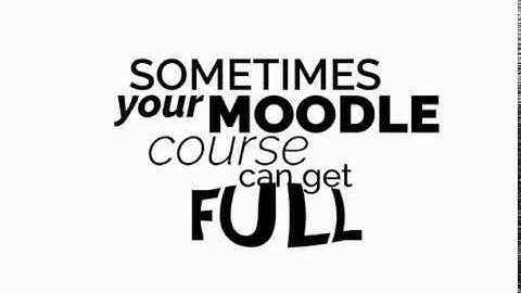 Making Moodle Quicker, pt. 1