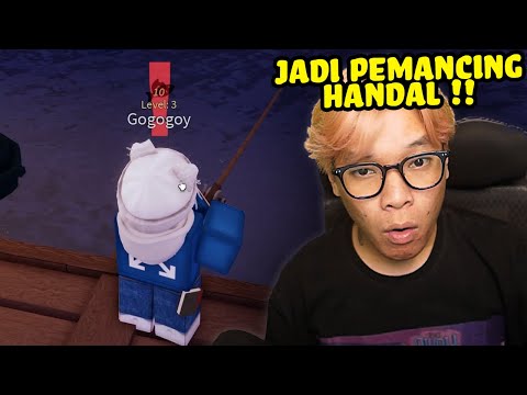 AKU MENCOBA JADI PEMANCING PROFESIONAL | Roblox Indonesia