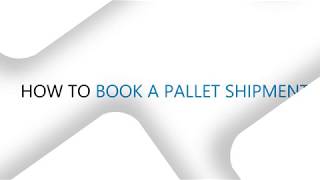 FREIGHTCOM TUTORIAL - HOW TO BOOK A PALLET SHIPMENT