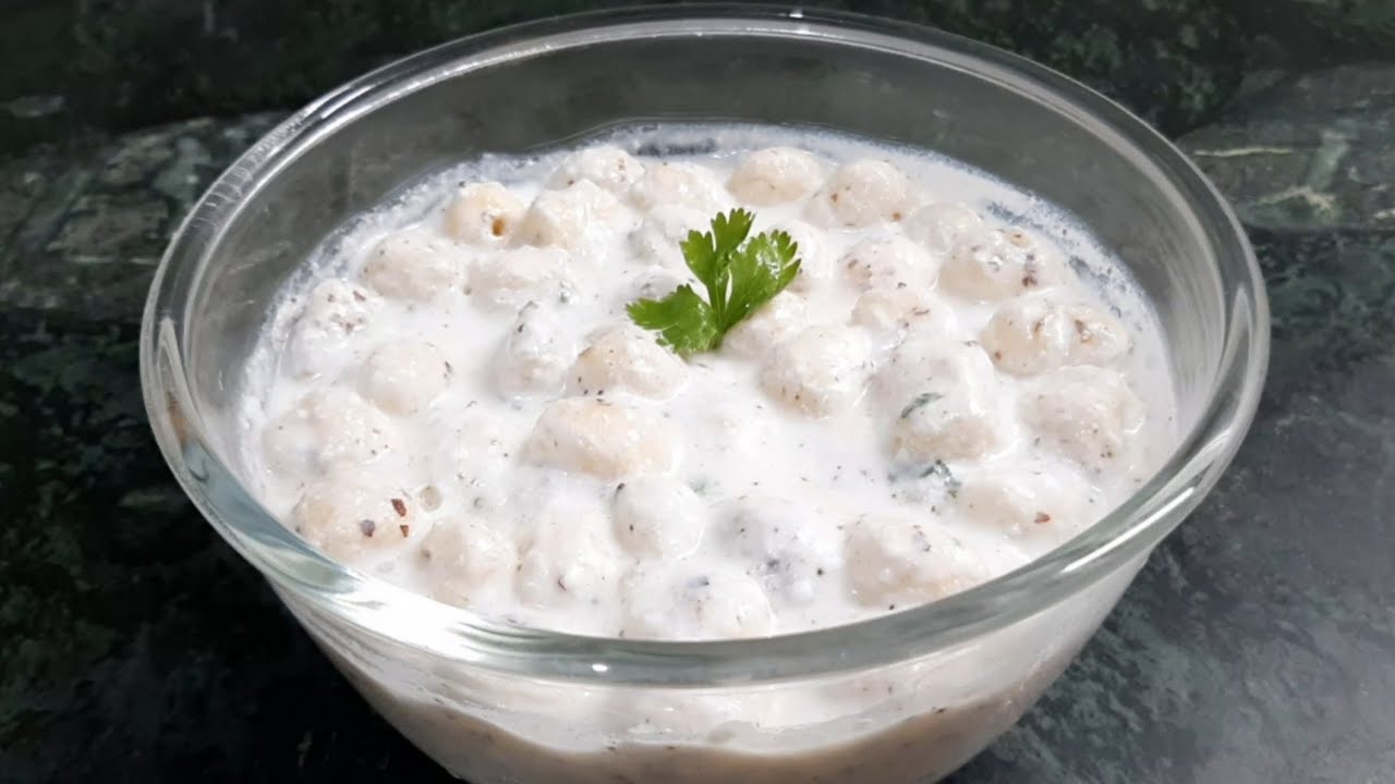 ਫੂੱਲ ਮਖਾਣੇ ਦਾ ਰਾਇਤਾ | Makhana Raita | मखाने का रायता | Delicious Lotus Seeds Raita by PunjabiCooking