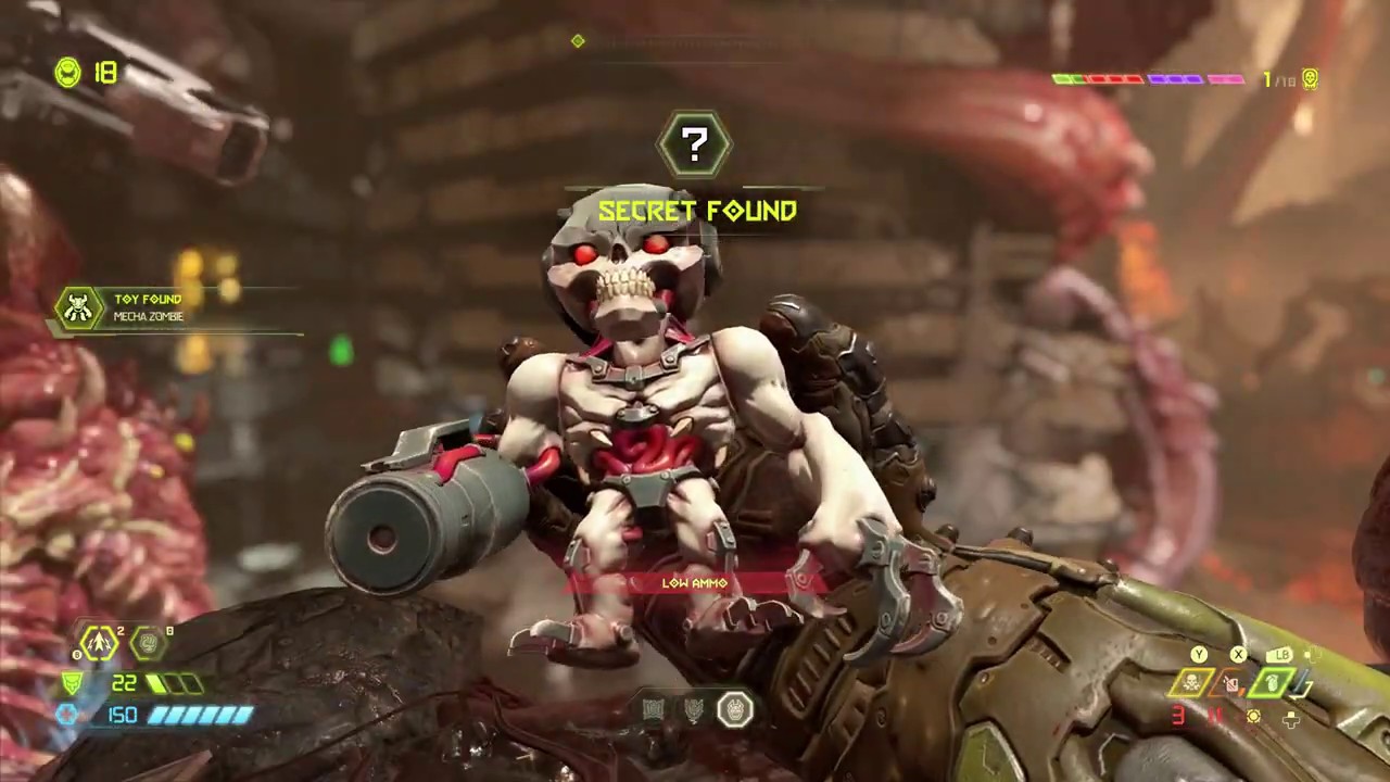 pics Doom Eternal Mecha Zombie how to get the mecha zombie toy doom eternal super gore nest collectible location doom secrets