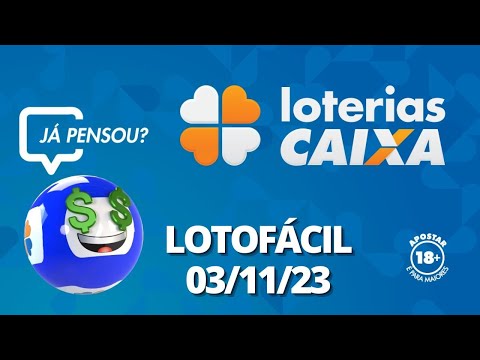 Resultado da Lotofácil - Concurso nº 2945 - 03/11/2023