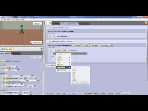 RCI ICS Alice 3 - Lesson 12: Keyboard Events