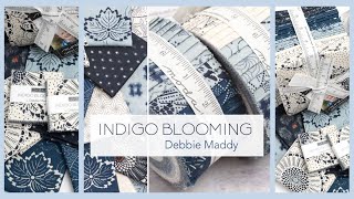 Indigo Blooming by Debbie Maddy for Moda