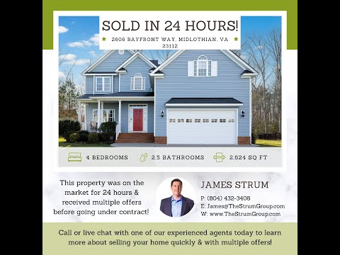 2606 Bayfront Way, Midlothian, VA home video tour