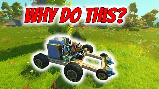 Why do so few people do this?  Scrap Mechanic Survival