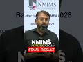 NMIMS 2026 Final Results Are Out!