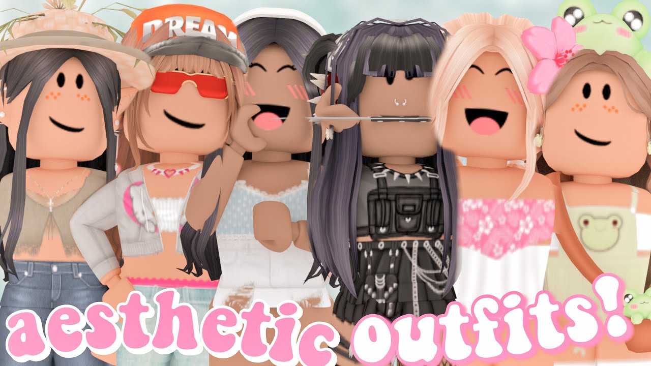 9 AESTHETIC THEMED ROBLOX OUTFITS! *WITH CODES + LINKS* - YouTube