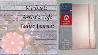 Michaels Artist's Loft Updated Bullet Journal