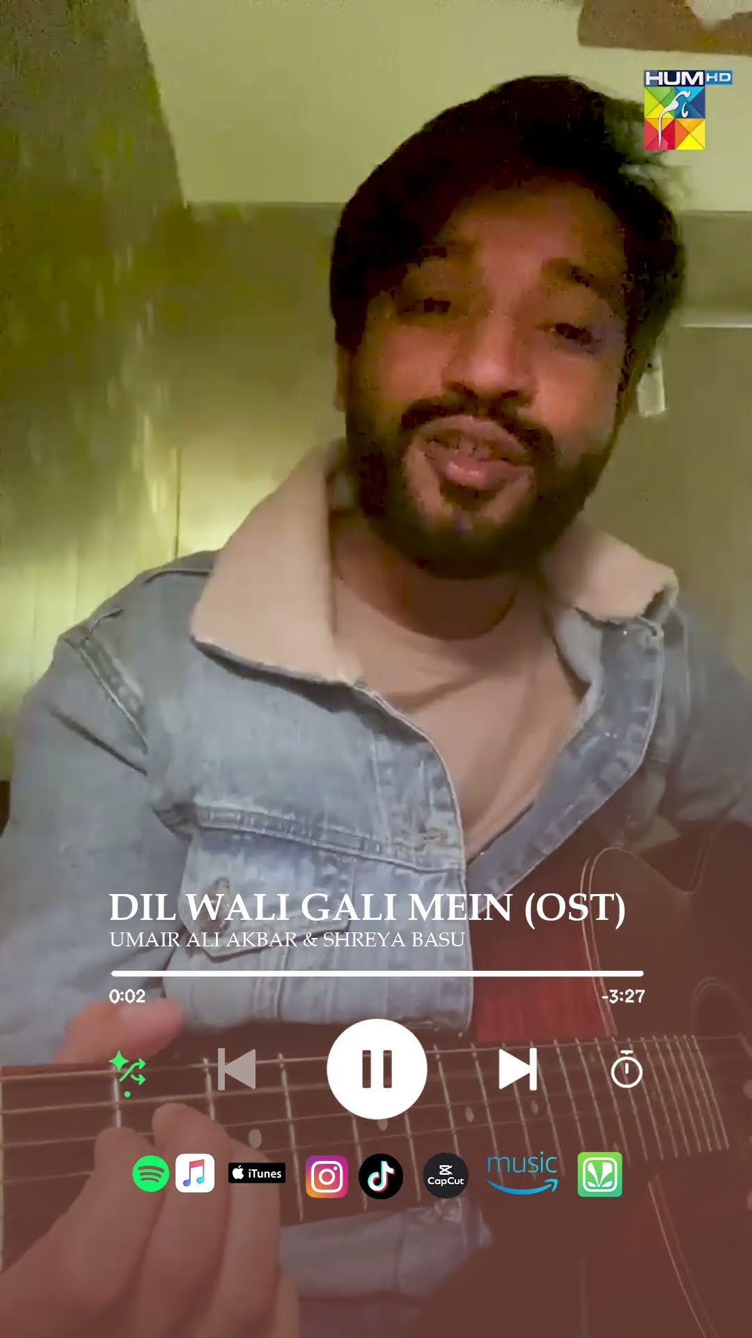 Umair Ali Akbar's mesmerizing vocals bring Dil Wali Gali Mein OST to life! ?