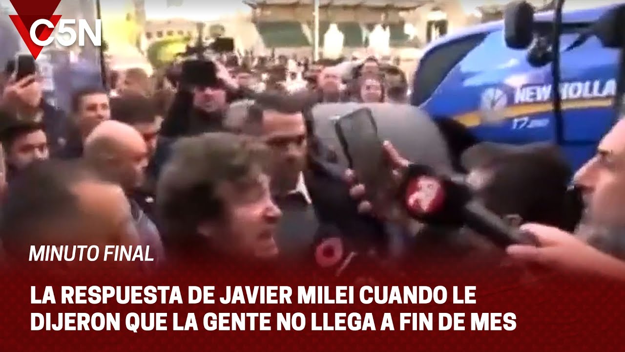 JAVIER MILEI minimizó que la GENTE se MUERA de HAMBRE: \