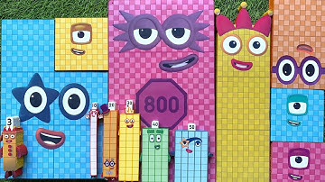 Looking for Numberblocks NEW 2153 Puzzle Tetris Shape | ASMR chirping of birds