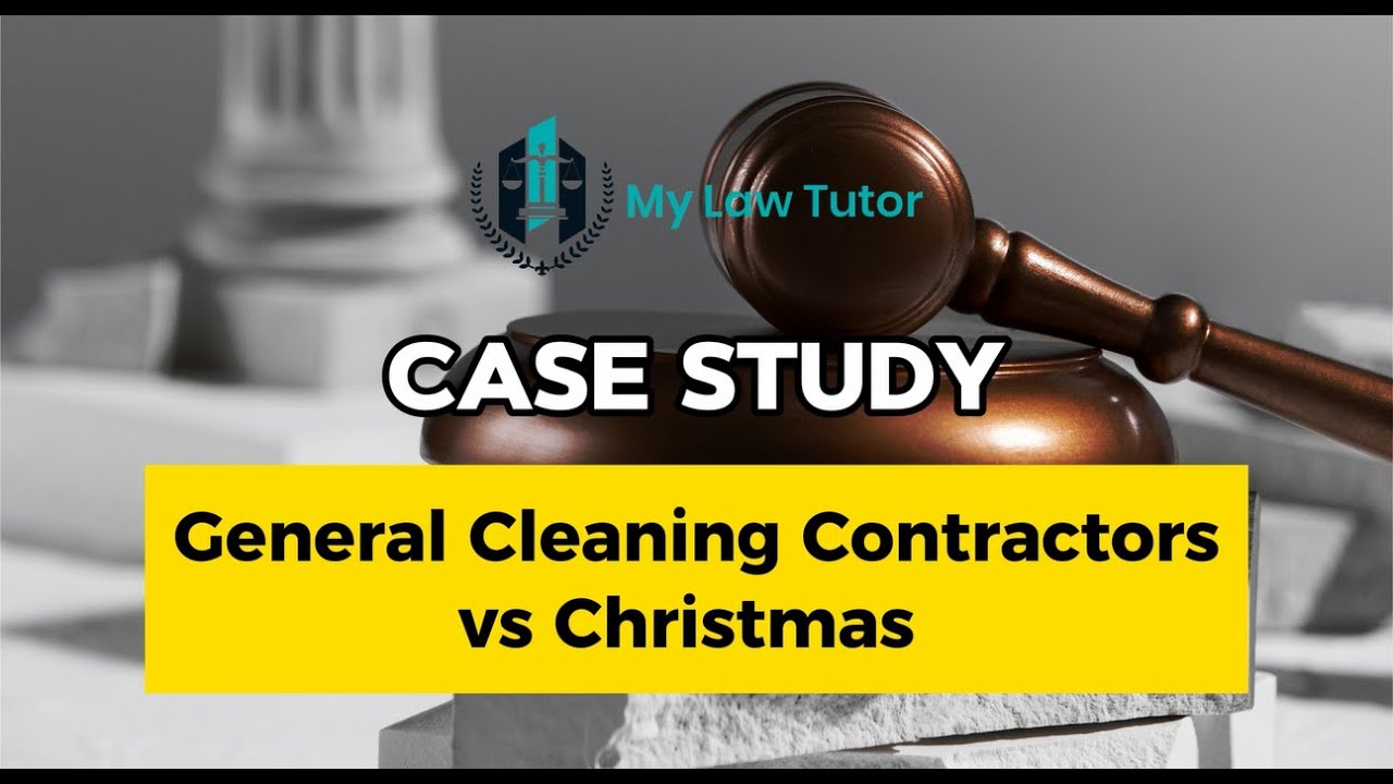 General Cleaning Contractors v Christmas [1954] AC 180 | Case Study | UK Contract Law | My Law Tutor