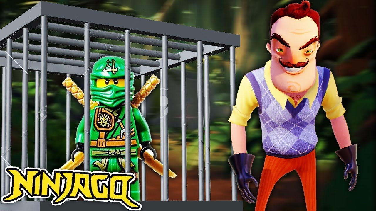 MINECRAFT | ЛЛОЙД ИЗ НИНДЗЯГО НЕ МОЖЕТ СБЕЖАТЬ ИЗ ДОМА СОСЕДЯ!!