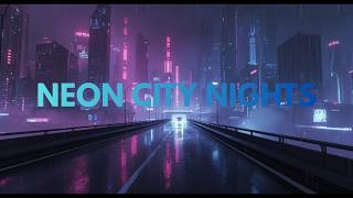 🌃 Neon Rain Highway | Ambient Music for Sleep, Study &amp; Relaxation