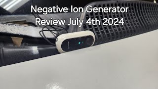 Negative Ion Generator Review July 4th 2024 #ionizer #grounding #iongenerator