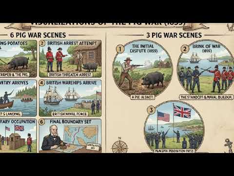 THE BIG PIG WAR  #NoWarJustPigs #TheWarThatWasnt #1859History #HistoryBizarre
