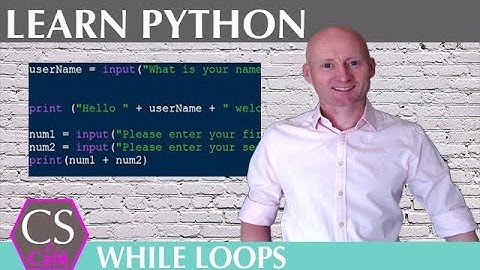 WHILE LOOPS IN PYTHON: How to use while loops for beginners. Use a while loop to check a password.