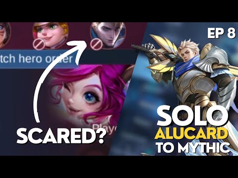 I GOT HARD COUNTERED... | SOLO ALUCARD ONLY TO MYTHIC Ep 8 | Mobile Legends @iFlekzz