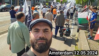 Шествие и автопробег в поддержку Палестины! Дагестанец в Амстердаме, Нидерланды.