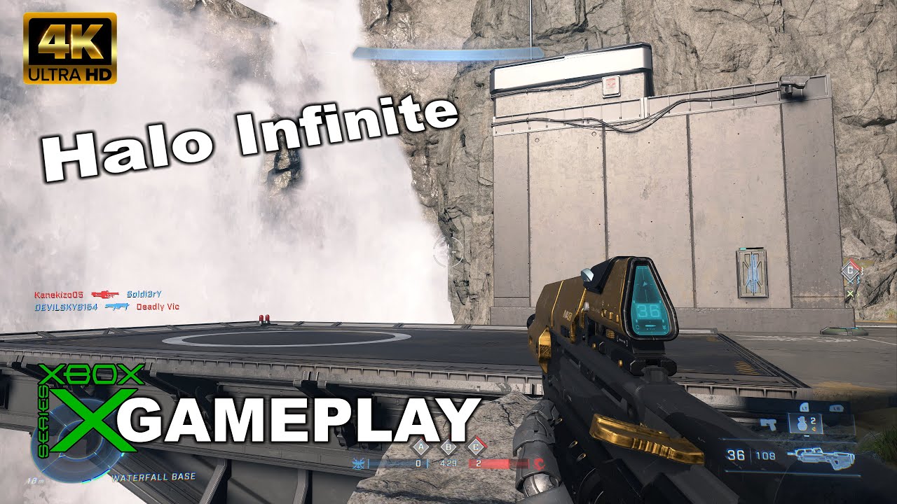 Halo infinite 4k gameplay Xbox series X - YouTube