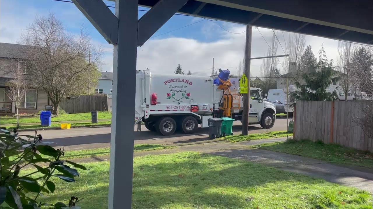 portland disposal and recycling garbage trucks! YouTube
