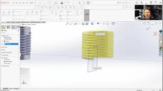 Famous SolidWorks: Threads and Helix Coils - Creating Alternate Profiles for Helix (Section 10-8) Profile