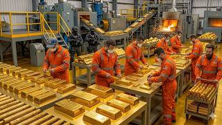 Inside Chinas Biggest Gold Factory The Complete Journey From Ore To Shiny Gold Bars