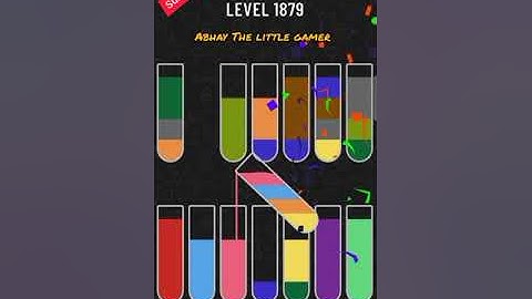 Water sort puzzle level 1879