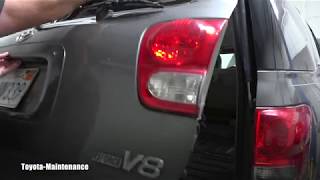 Toyota Sequoia Rear Hatch Stuck, can't open