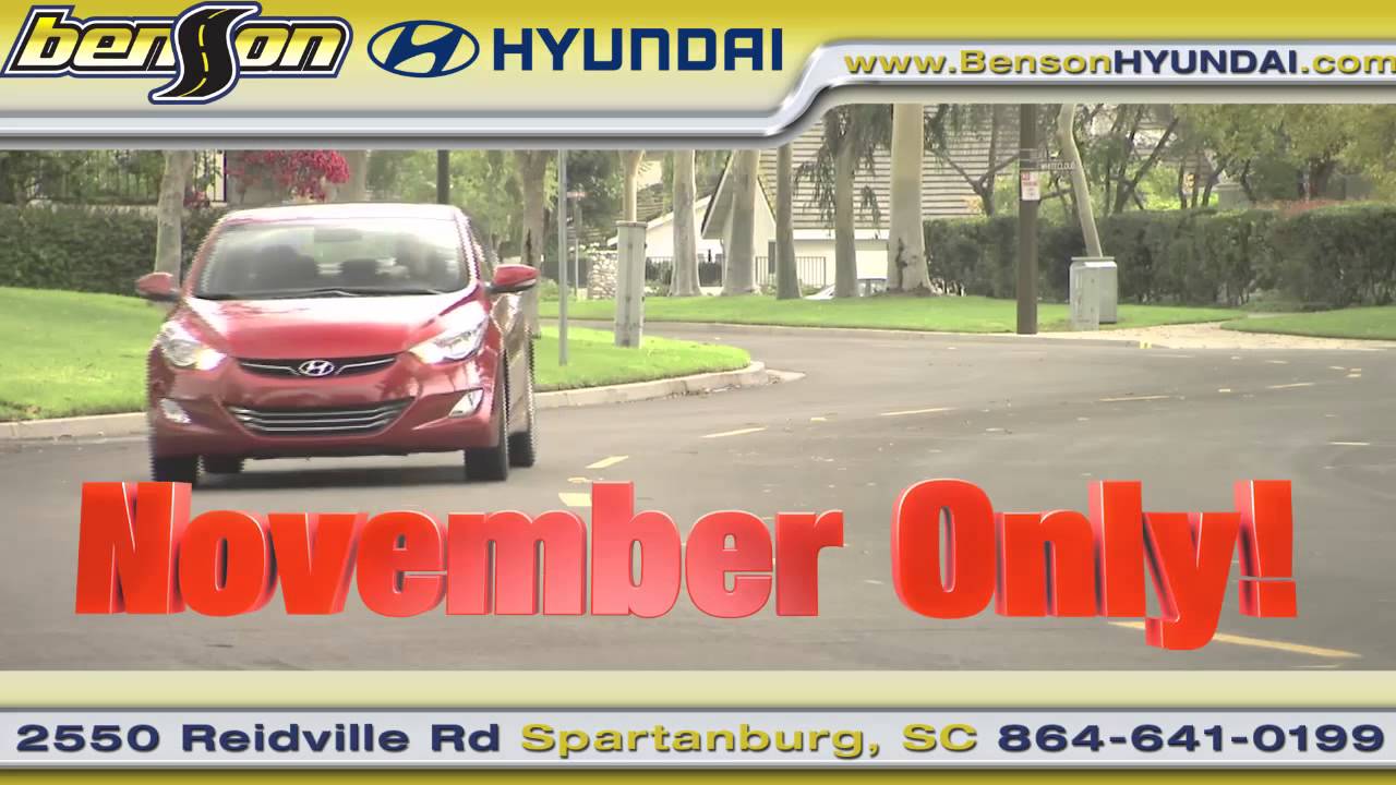Benson Hyundai November 2013 YouTube