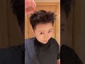 Men s hairstyle and practice tutorial American front stab#American front stab#Nansheng
