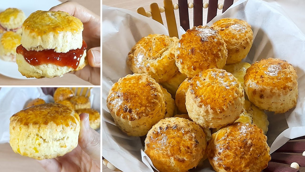 سكونز انجليزى حلو وحادق ألذ وأسرع مخبوزات هتعملوها English  scones