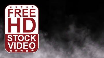 Free Stock Videos – VFX simple ground fog on black background 3D animation