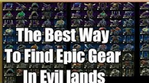 BEST WAYS TO GET LEGANDARY GEAR IN EVIL LANDS/RESETING STATS