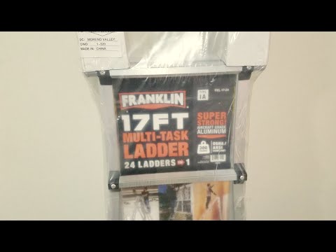 FRANKLIN 17 Ft. Type IA Multi-Task Ladder 🧰🔨⚓ @James Bond @Harbor