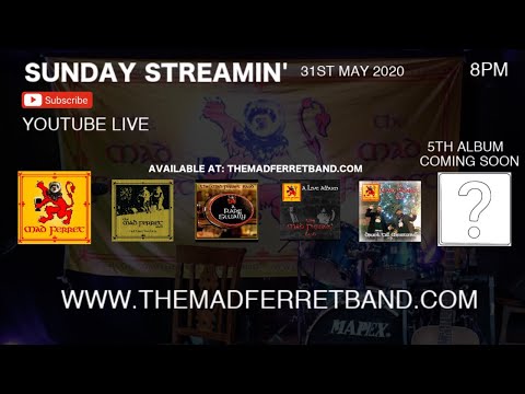 The Mad Ferret Band Sunday Session Live Scottish Folk Duo & Sunday Session Covers - 31st May 2020