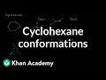 Chair and boat shapes for cyclohexane | Organic chemistry | Khan Academy