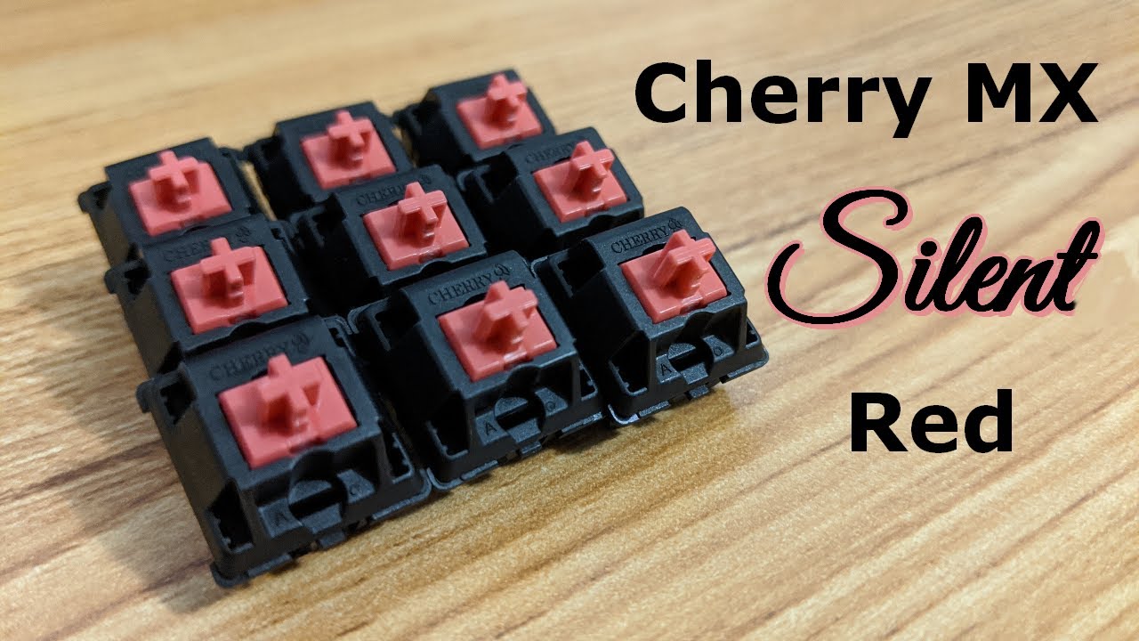 Diverse varer temperament Egen Cherry MX Silent Red switch review - YouTube