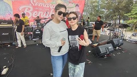Lady Rara lida cek sound off air di Bengkalis Riau