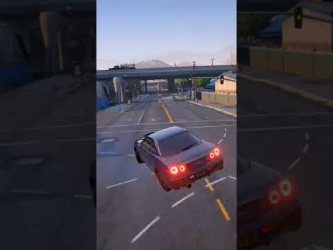 GTA 5 Realistic Graphics 😍 | Epic Car Driving #shorts