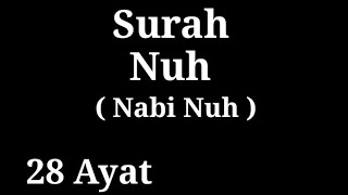 Surah Nuh dan Terjemahannya