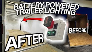 Milwaukee 18v Powered Trailer Lights + Upgrades!