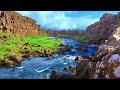 Relaxing Mountain stream sounds for sleeping, meditation (10 hrs)