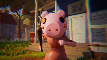 MY NEW NEIGHBOR IS PIGGY - Hello Neighbor Roblox Mod