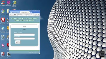 3. Tab style jquery sliding signin and signup form and responsive designing