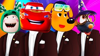 Where's Chicky? Booba Cars Jungle Beat Booba Oddbods Sheriff Labrador - Coffin Dance Song COVER