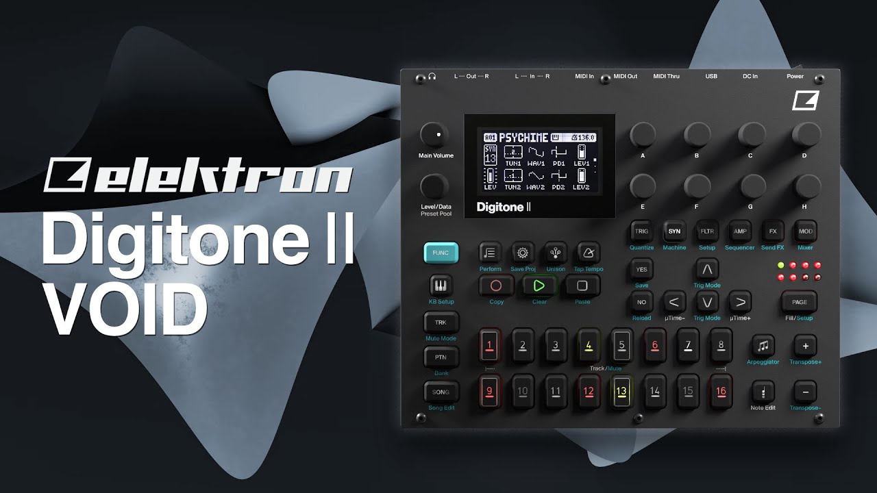 Elektron Digitone 2 VOID Sound Pack - Presets for Ambient, IDM, and ...