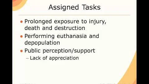 Animal Disaster Response - Responder - Psychosocial Impacts
